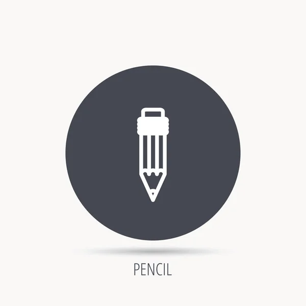 Значок карандаша. Знак инструмента рисования . — стоковый вектор
