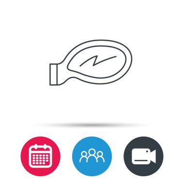 Araba ayna simgesi. Driveway yan görünümü işareti.