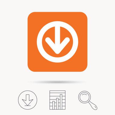 Simgesini indirin. Internet veri işareti yüklemek.