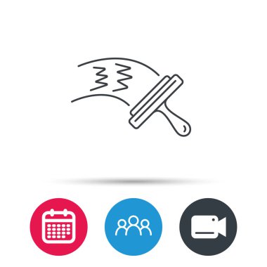 Çamaşır windows simgesi. İşareti Temizleme.