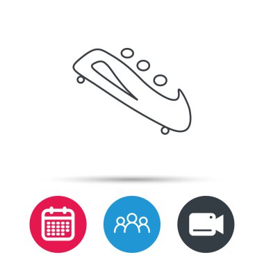 Simge yarış kızağı. Üç Kişilik kızak işareti.