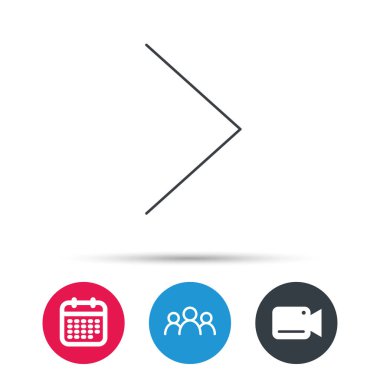 Sağ ok simgesi. İleri işareti.