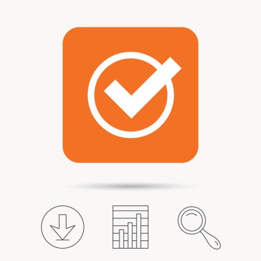 Kene simgesi. Bakın veya işareti onaylamak.