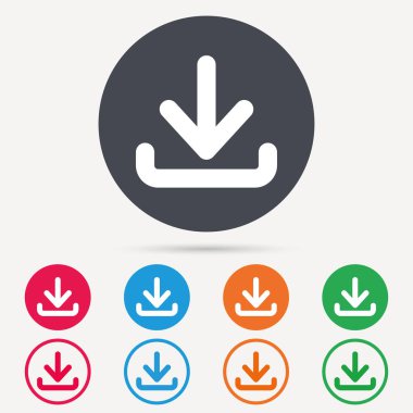 Simgesini indirin. Internet veri işareti yüklemek.