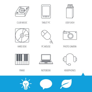 Tablet PC, Usb birden parlamak ve dizüstü dizüstü bilgisayar simgeleri.