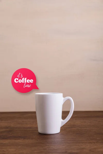 Mock-up mugg. Driva med kaffe eller te kopp. — Stockfoto