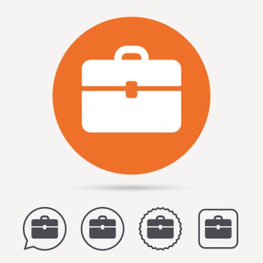 Evrak Çantası'nı simgesi. Diplomat çanta işareti.