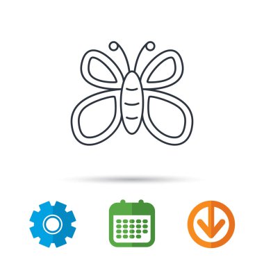 Kelebek simgesi. İşareti rüya.