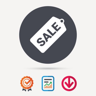 Satılık kupon simgesi. Özel Fırsat etiket işareti.