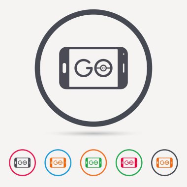 Smartphone aygıt simgesi. Sembol gitmek.
