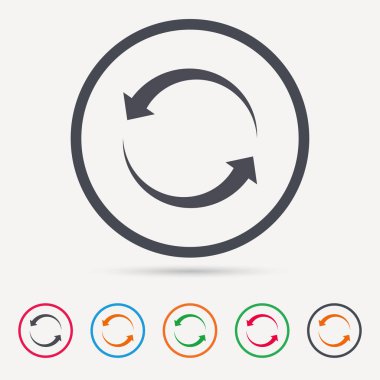 Update simgesi. Yenileme veya yineleme işareti.