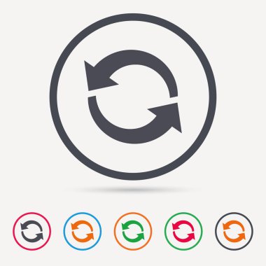 Update simgesi. Yenileme veya yineleme işareti.