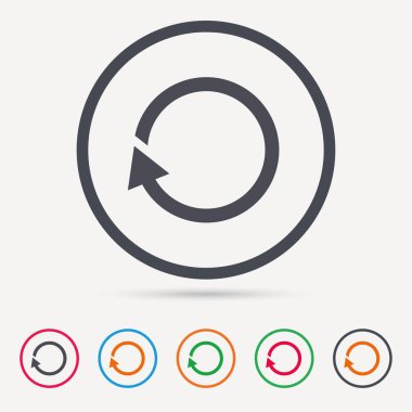 Update simgesi. Yenileme veya yineleme işareti.