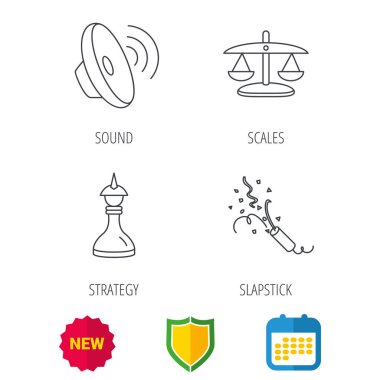 Adalet, ses ve strateji ölçekler.