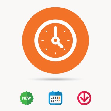 Saat simgesi. Makineyle ilgili seyretmek işareti.