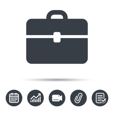 Evrak Çantası'nı simgesi. Diplomat çanta işareti.