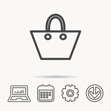 Bayanlar çanta simgesi. Elegance kadın Aksesuar.