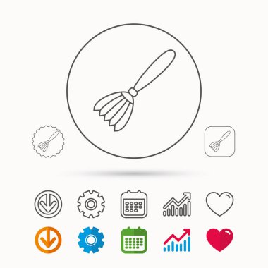 Fırça simgesi. Boya Fırçası aracı işareti.