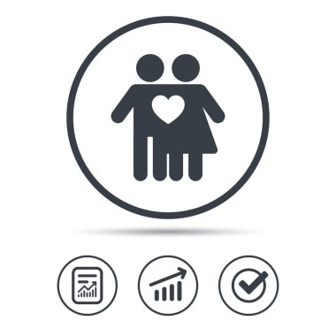 Çift simgesi tr. Geleneksel genç aile işareti.