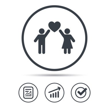 Çift simgesi tr. Geleneksel genç aile işareti.