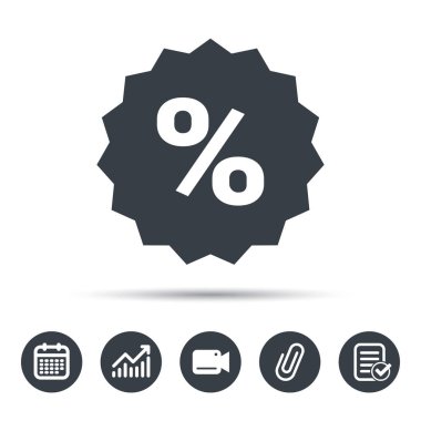 Simge indirim. Satış teklifi yıldız işareti.