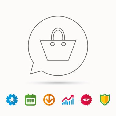 Bayanlar çanta simgesi. Elegance kadın Aksesuar.