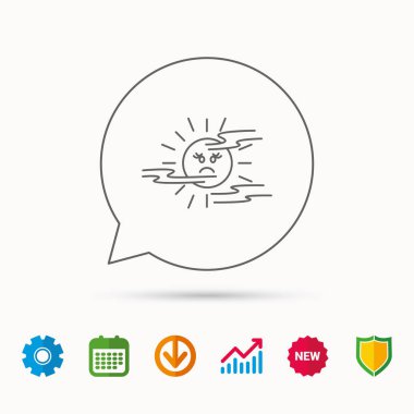 Sis simgesi. Sis Paz Üye ile.