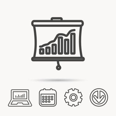 Hayatinizda simgesi. Sunu kurulu işareti.