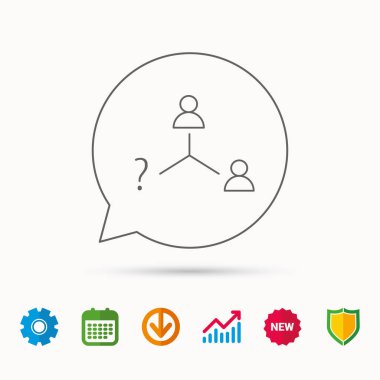 Boşluk veya Kiralık iş simgesi. Ekip çalışması işareti.