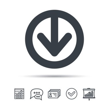 Simgesini indirin. Internet veri işareti yüklemek.