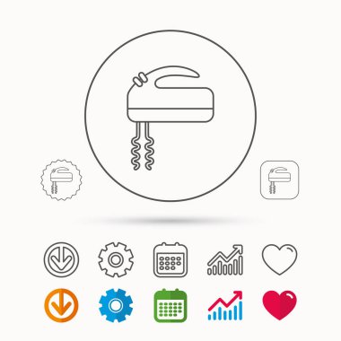 Blender simgesi. Mikser işareti.