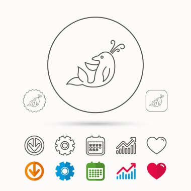 Yunus simgesi. Deniz memeli işareti.