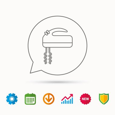 Blender simgesi. Mikser işareti.