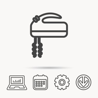 Blender simgesi. Mikser işareti.