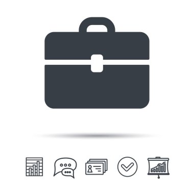 Evrak Çantası'nı simgesi. Diplomat çanta işareti.