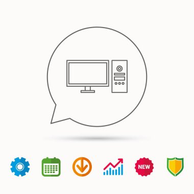 Bilgisayar Pc kutsal kişilerin resmi. Geniş ekran görüntü işareti.