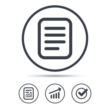 Dosya simgesi. Belge sayfa işareti.