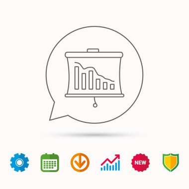 Hayatinizda simgesi. Sunu kurulu işareti.