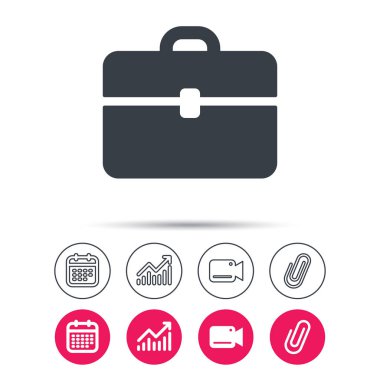 Evrak Çantası'nı simgesi. Diplomat çanta işareti.