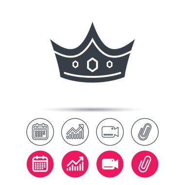 Taç simgesi. Kraliyet tahtının lideri işareti.