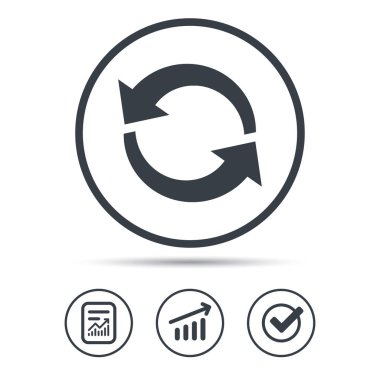 Update simgesi. Yenileme veya yineleme işareti.