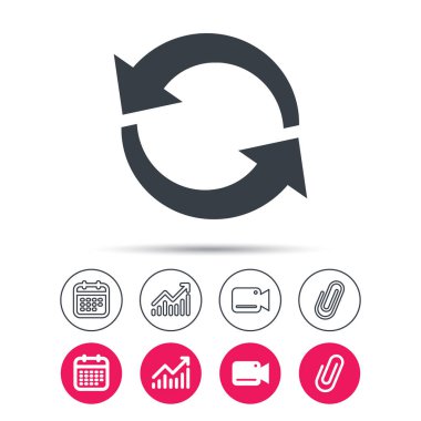 Update simgesi. Yenileme veya yineleme işareti.