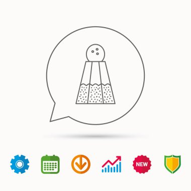 Tuz simgesi. Sodyum baharat işareti.