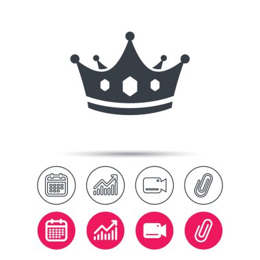 Taç simgesi. Kraliyet tahtının lideri işareti.