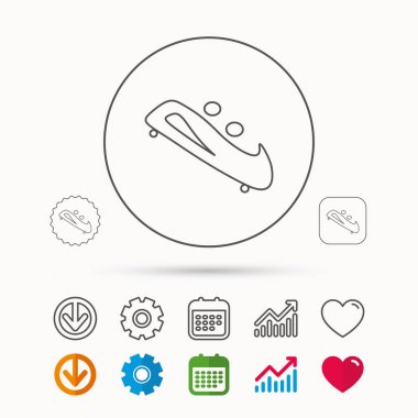 Simge yarış kızağı. İki kişilik kızak işareti.