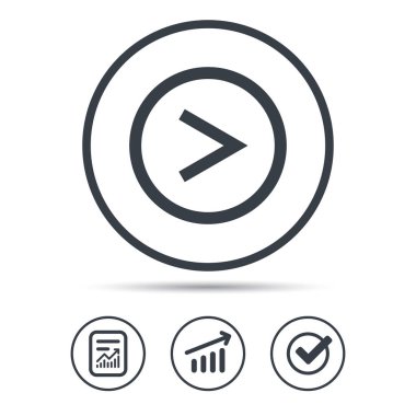 Ok simgesi. Sonraki gezinme işaret.