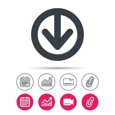 Simgesini indirin. Internet veri işareti yüklemek.