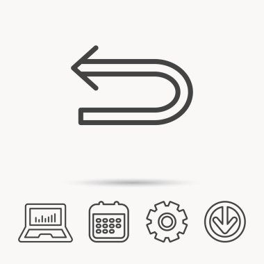 Geri ok simgesi. Önceki işaret.