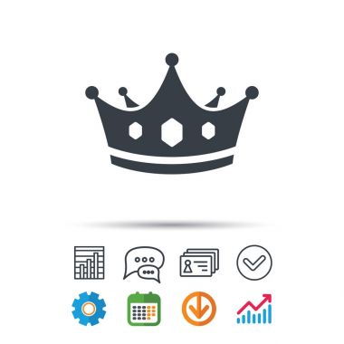 Taç simgesi. Kraliyet tahtının lideri işareti.