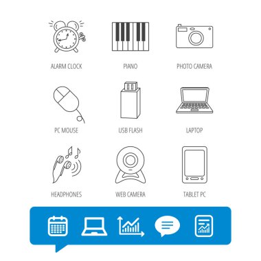 Fotoğraf makinesi, Usb birden parlamak ve dizüstü laptop.